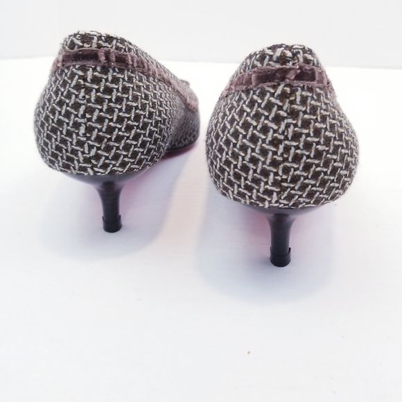 Boden Tweed Textured Kitten Heel Pumps, Size 8 - Picture 11 of 14